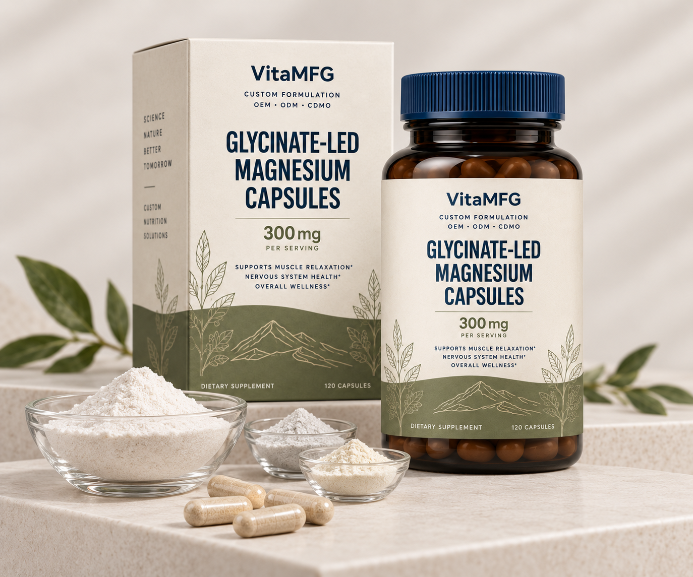 Transparent Magnesium Complex Capsules